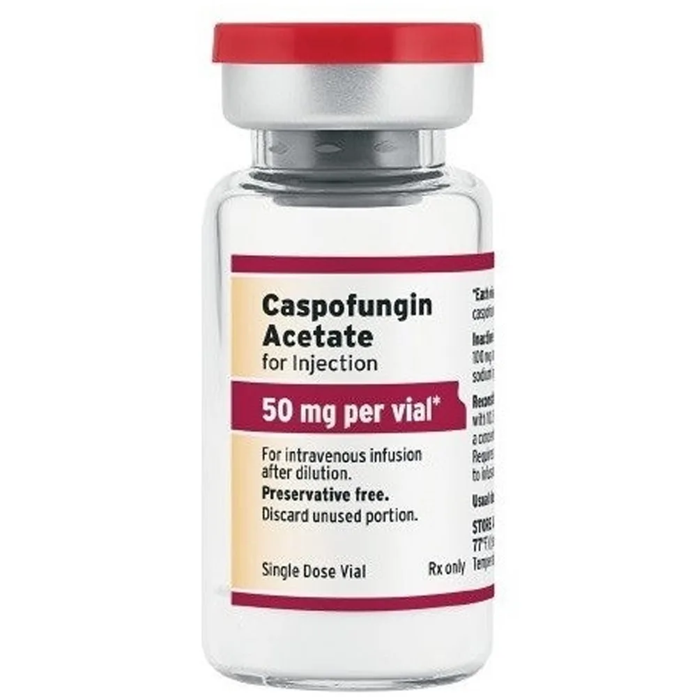 Hình ảnh Thuốc Caspofungin Acetate For Injection 50mg/per Vial điều trị nhiễm Candida, nhiễm Aspergillus