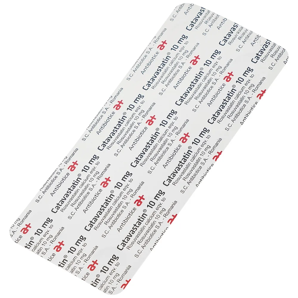 Hình ảnh Thuốc Catavastatin 10mg S.C Antibiotice điều trị tăng cholesterol máu nguyên phát (3 vỉ x 10 viên)
