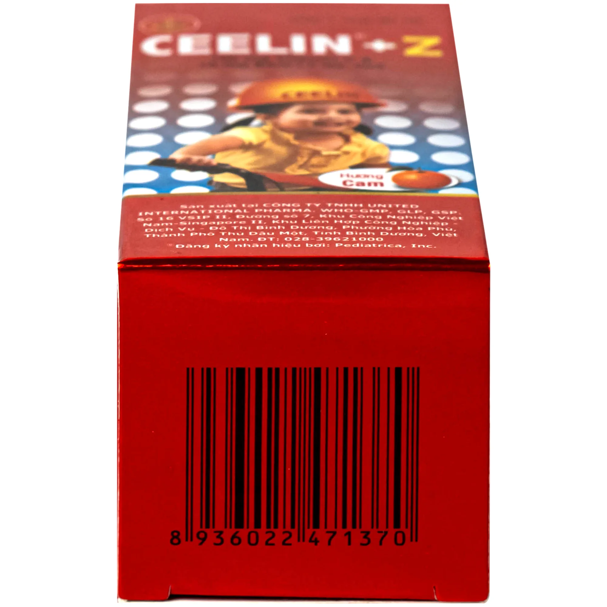 Hình ảnh Siro Ceelin + Z United phòng ngừa và điều trị thiếu vitamin C hoặc thiếu kẽm (60ml)