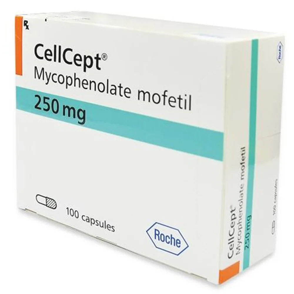 Hình ảnh Thuốc Cellcept 250mg Roche dự phòng hiện tượng thải ghép cấp tính (10 vỉ x 10 viên)
