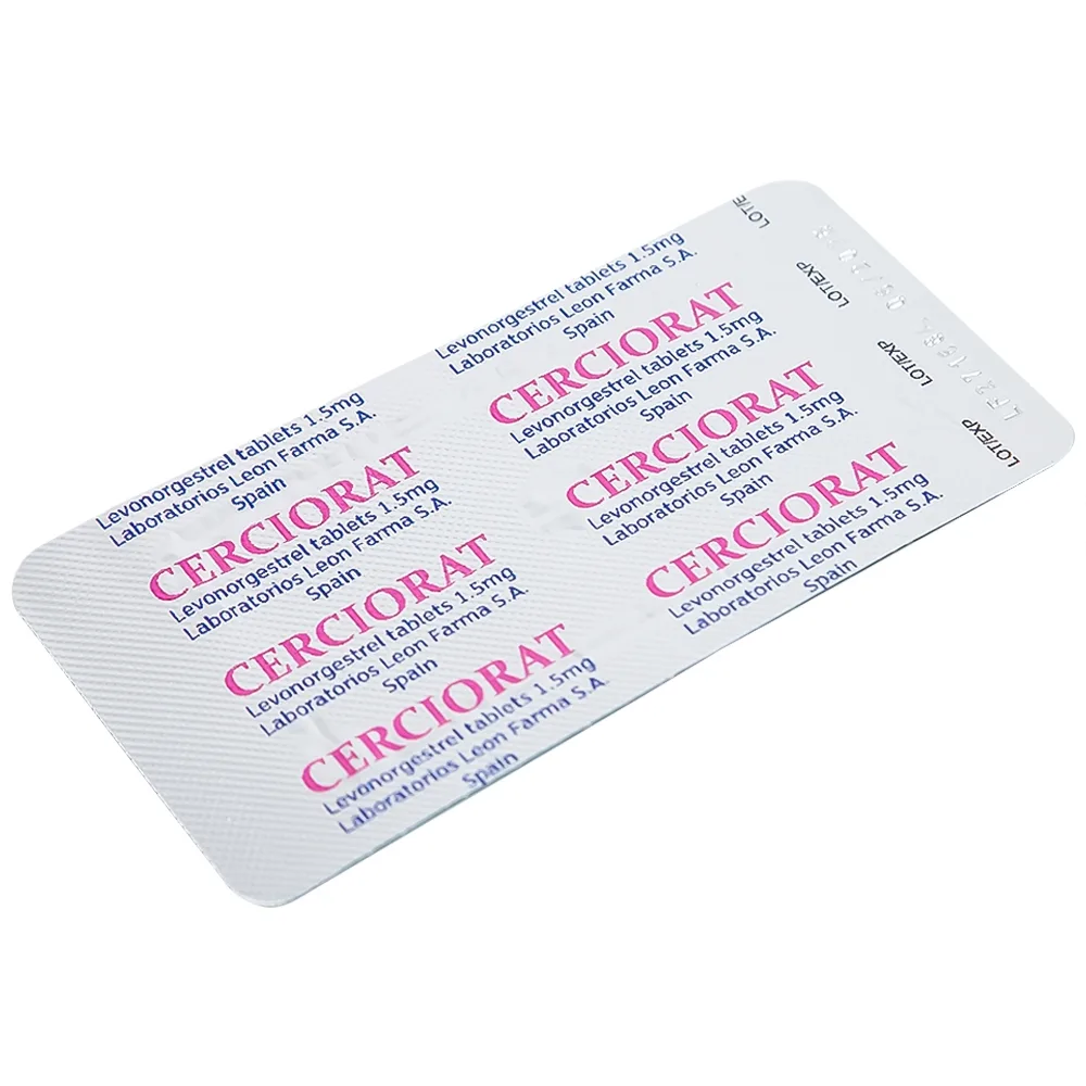 Hình ảnh Thuốc tránh thai khẩn cấp Cerciorat 1.5mg Exeltis (1 viên)