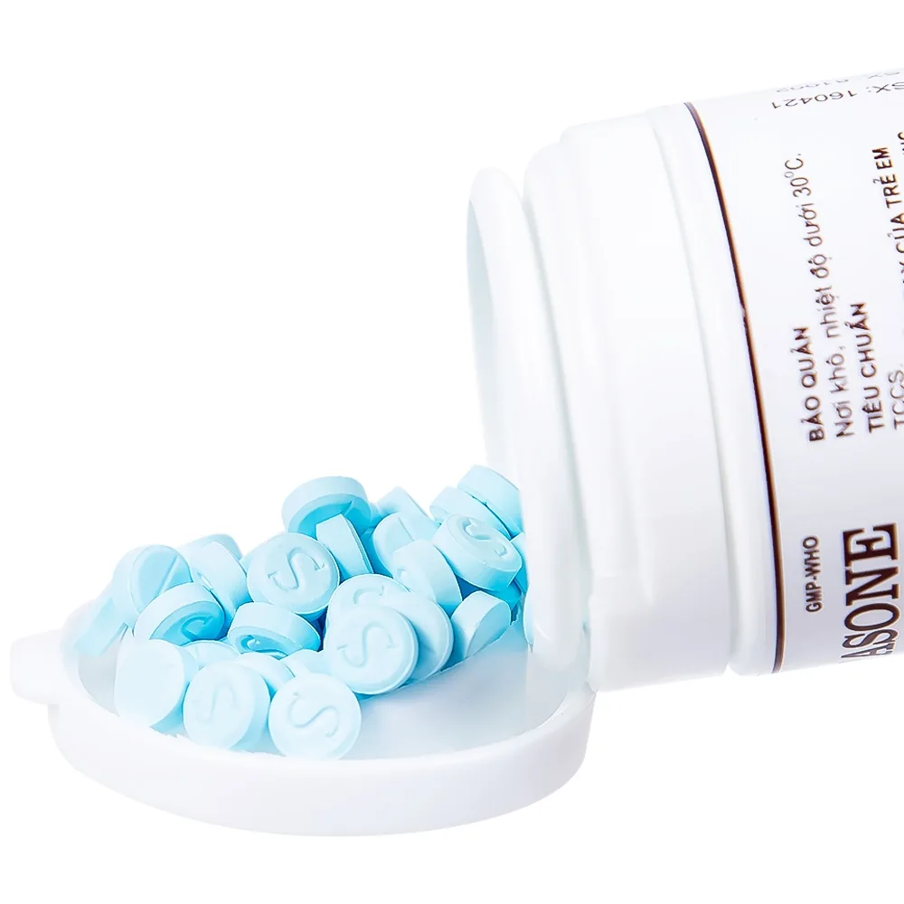 Hình ảnh Thuốc Cetasone 0.5mg Pharbaco điều trị thấp khớp, bệnh hệ thống tạo keo (100 viên)