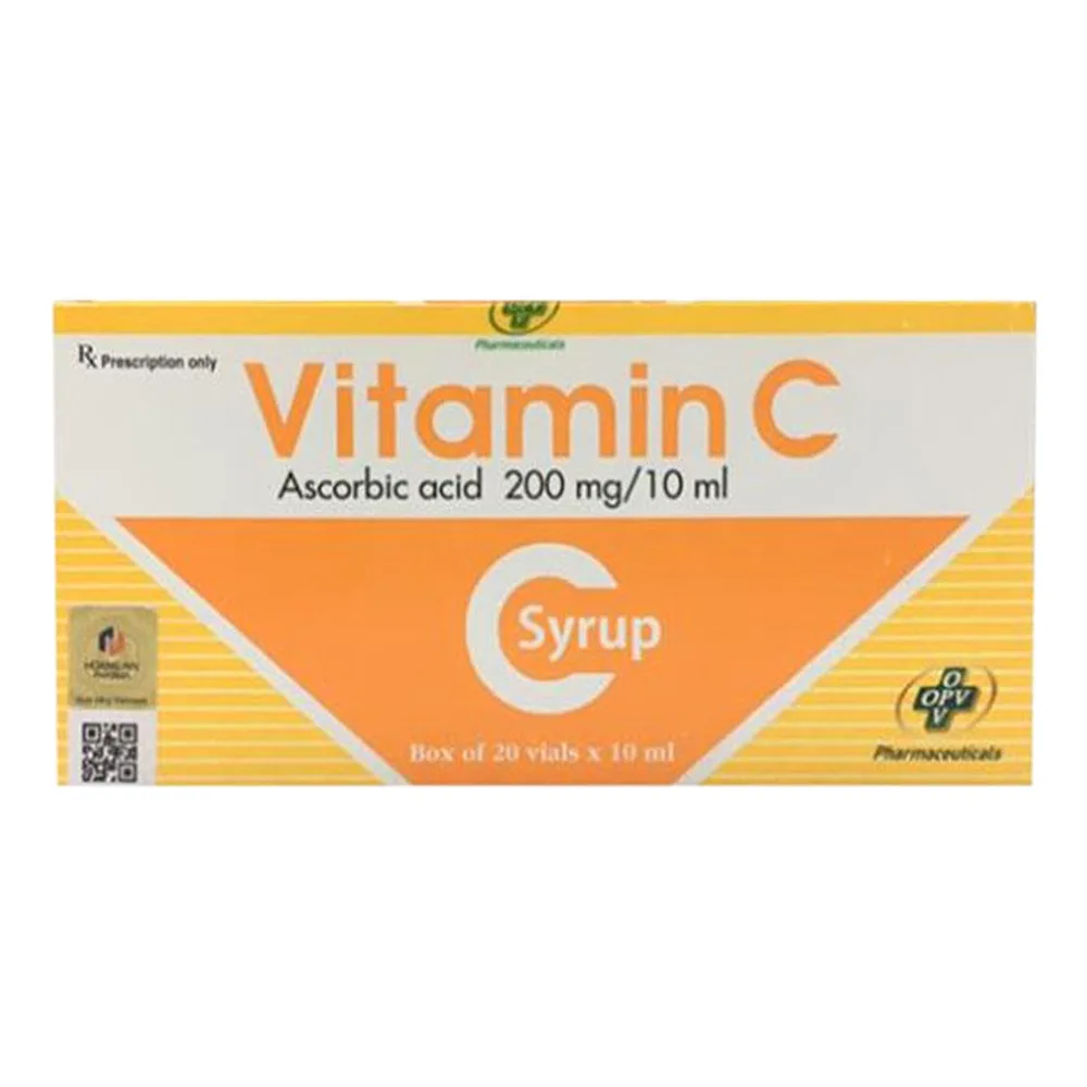 Hình ảnh Thuốc Cetigam OPV điều trị thiếu acid ascorbic (bệnh Scorbut), tăng cường sức đề kháng cho cơ thể (20 ống x 10ml)