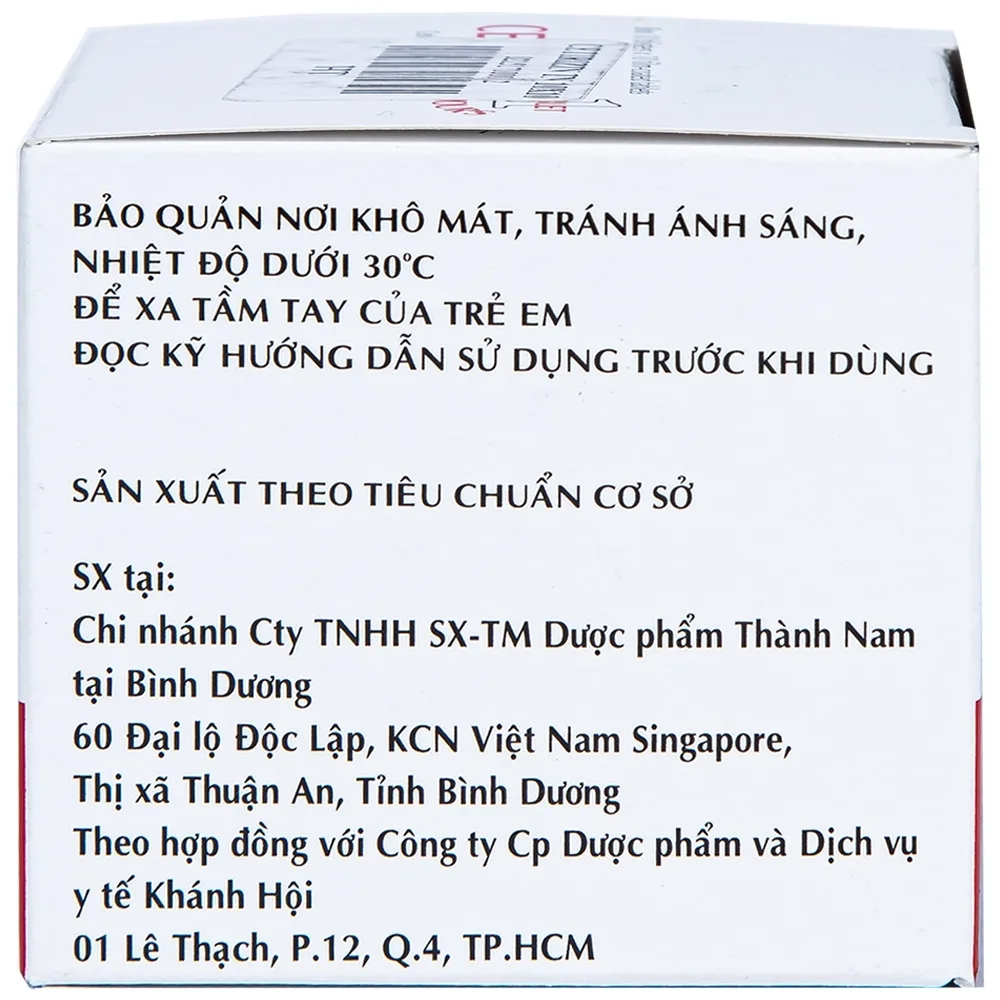 Hình ảnh Thuốc Cetirizin 10mg Thành Nam điều trị viêm mũi dị ứng, mày đay (10 vỉ x 10 viên)