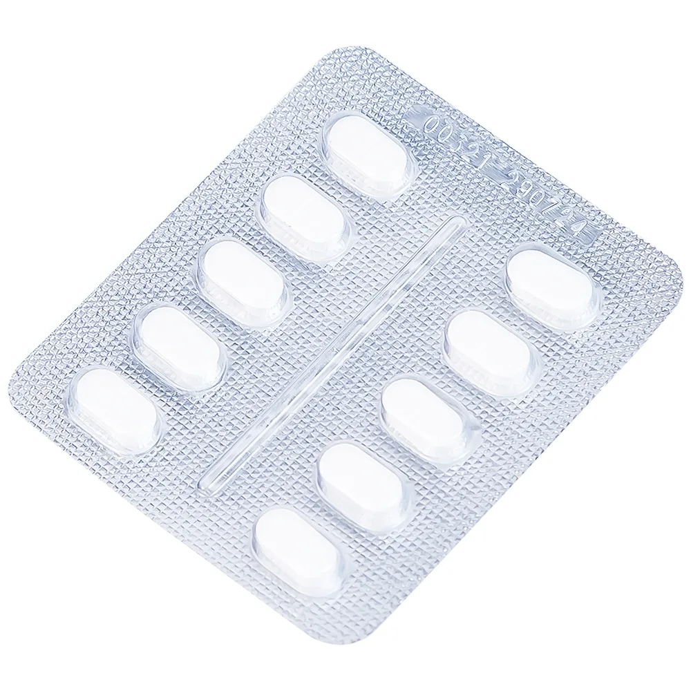 Hình ảnh Thuốc Cetirizin 10mg Domesco điều trị viêm mũi dị ứng, mày đay (10 vỉ x 10 viên)