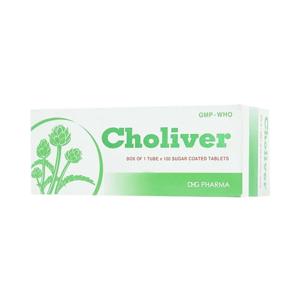 Hình ảnh Thuốc Choliver DHG phòng và điều trị rối loạn đường mật, viêm mật, lợi tiểu (100 viên)