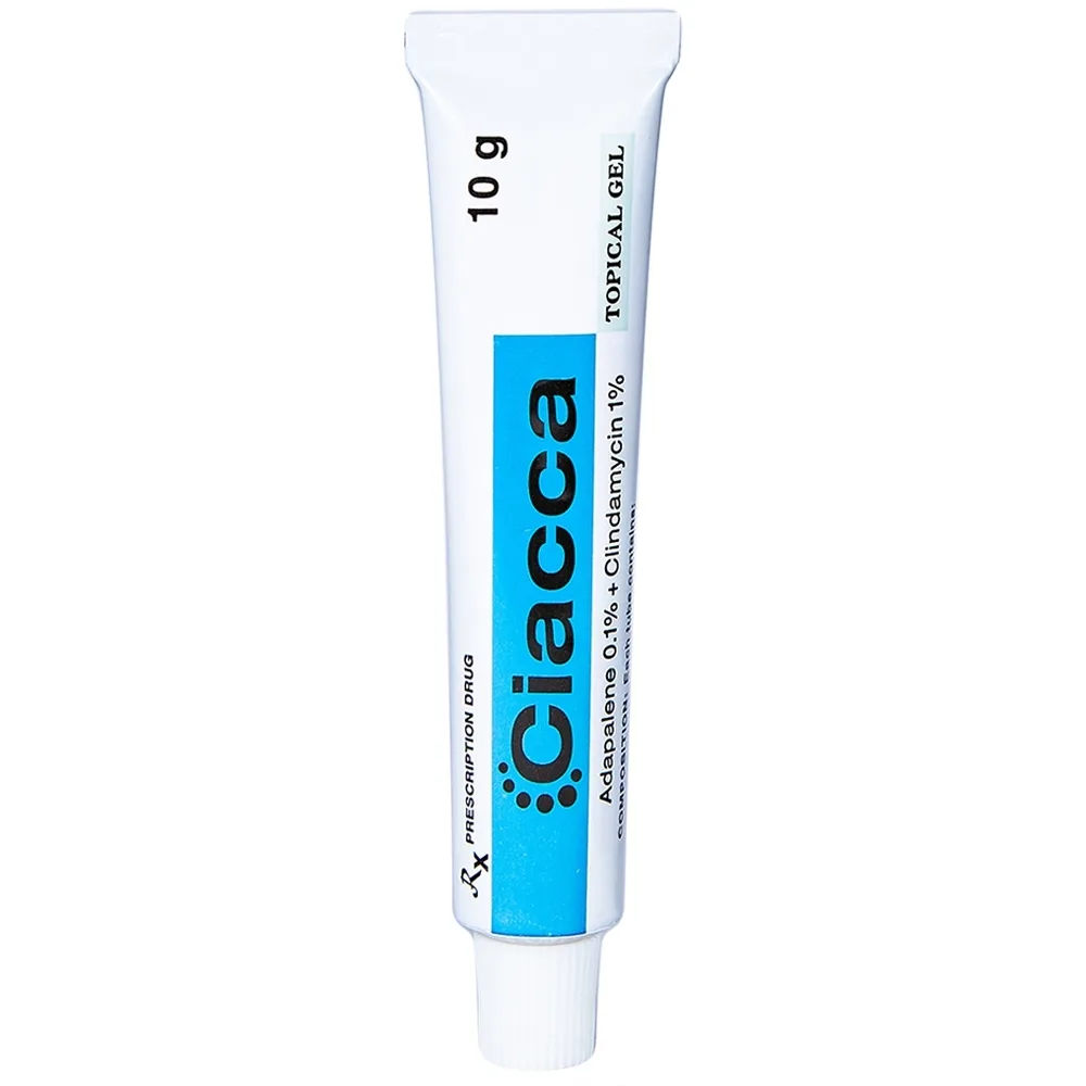 Hình ảnh Gel bôi ngoài da Ciacca Davipharm điều trị tình trạng da bị mụn trứng cá nhẹ đến vừa (10g)