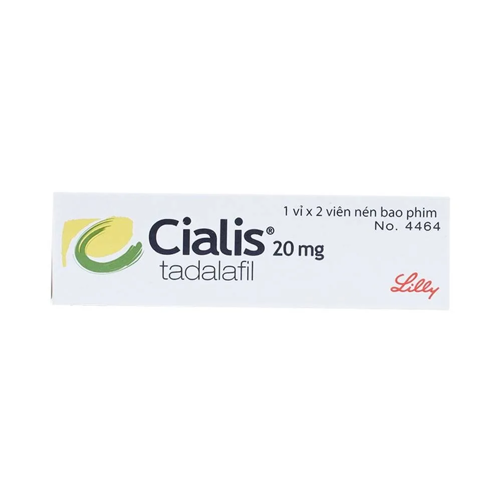 Hình ảnh Thuốc Cialis Lilly điều trị rối loạn cương dương (1 vỉ x 2 viên)
