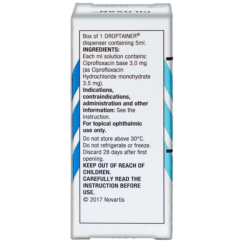 Hình ảnh Thuốc nhỏ mắt Ciloxan Alcon điều trị loét giác mạc, viêm kết mạc (5ml)