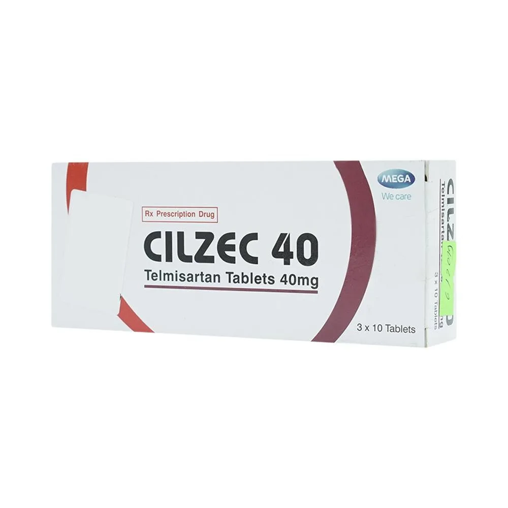 Hình ảnh Thuốc Cilzec 40 MSN điều trị cao huyết áp (3 vỉ x 10 viên)
