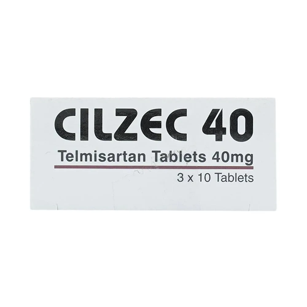 Hình ảnh Thuốc Cilzec 40 MSN điều trị cao huyết áp (3 vỉ x 10 viên)
