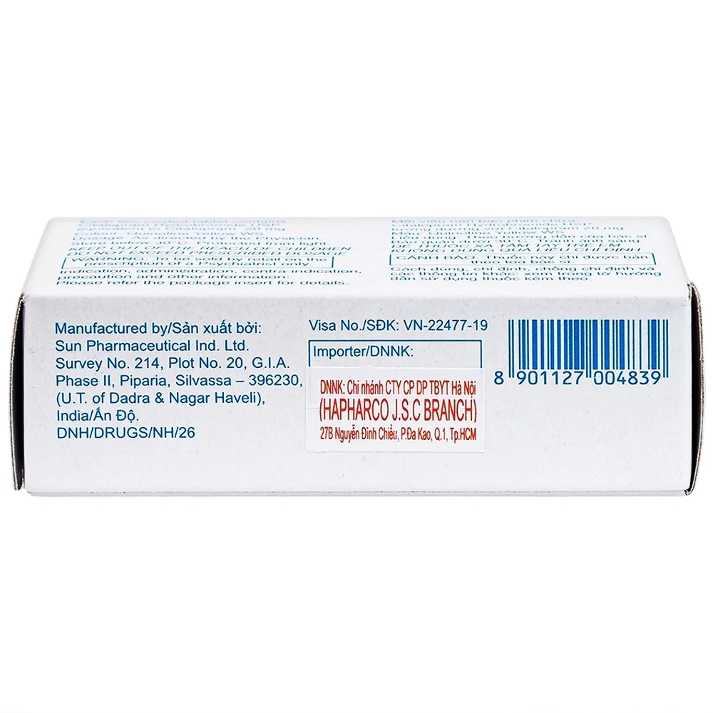 Hình ảnh Thuốc Citopam 20 Sun Pharma điều trị trầm cảm, rối loạn hoảng sợ (3 vỉ x 10 viên)