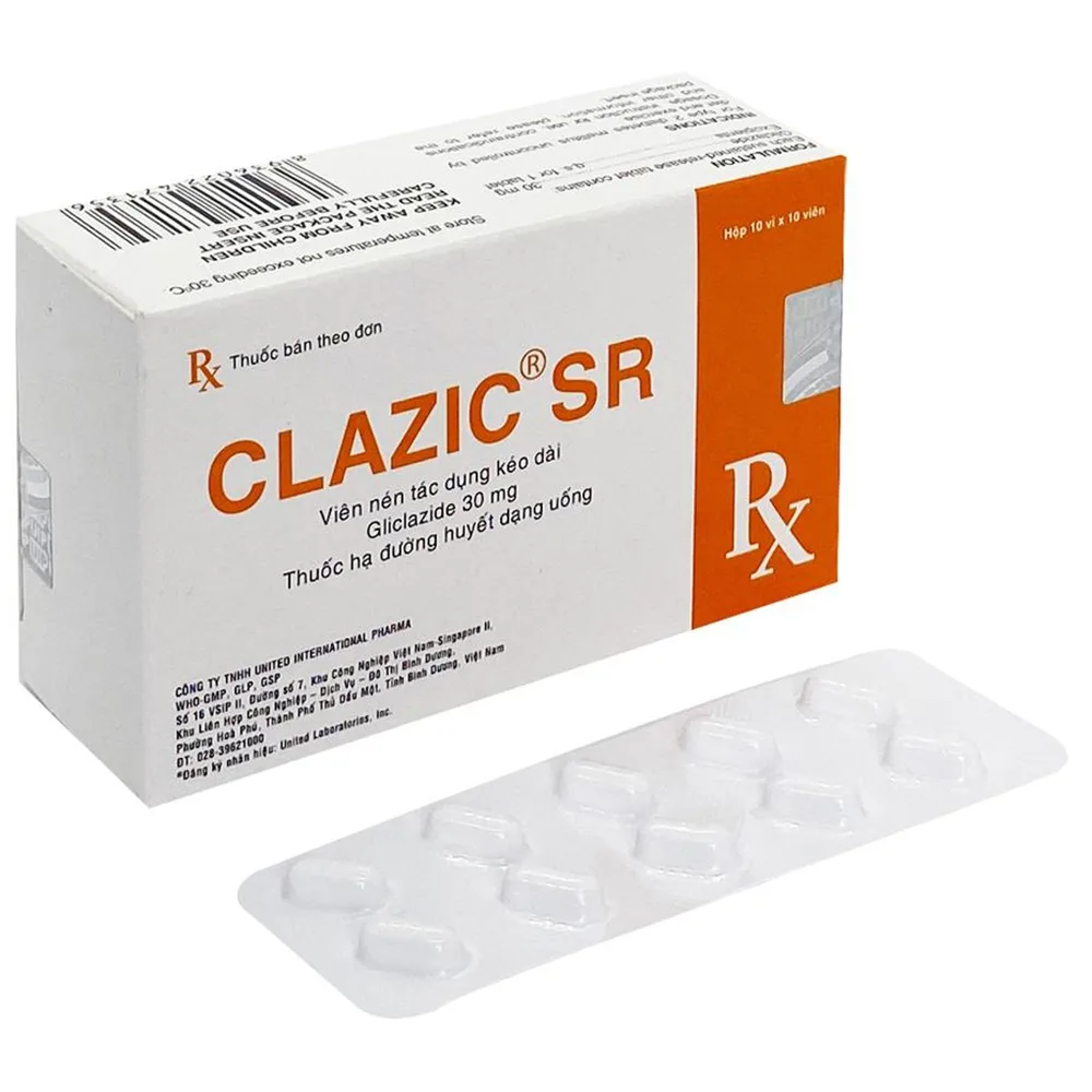 Hình ảnh Thuốc Clazic SR United điều trị đái tháo đường típ 2 (10 vỉ x 10 viên)