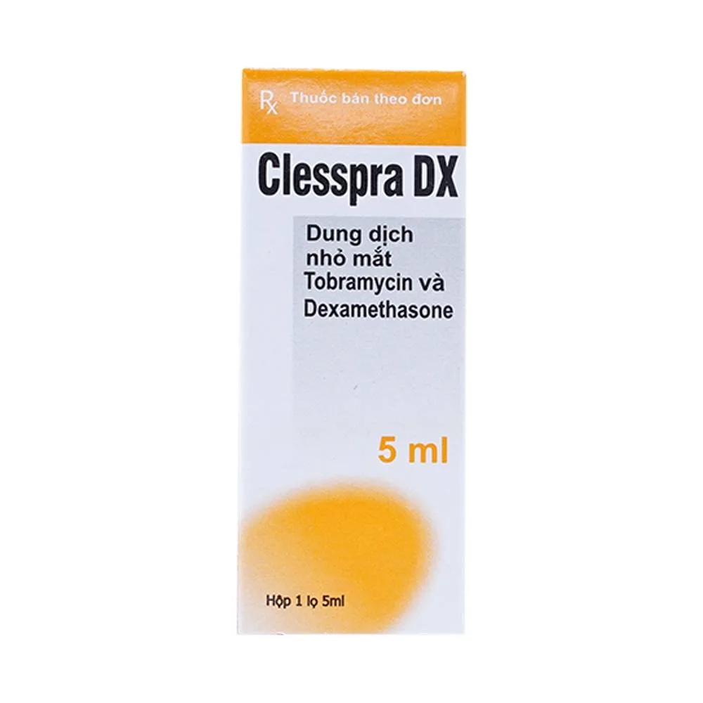 Hình ảnh Thuốc nhỏ mắt Clesspra DX điều trị nhiễm khuẩn mắt (5ml)