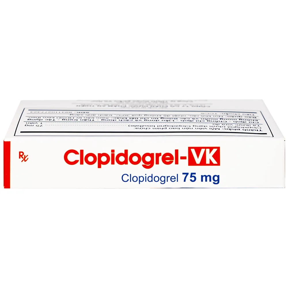 Hình ảnh CLOPIDOGREL-VK 75MG AN THIÊN 3X10