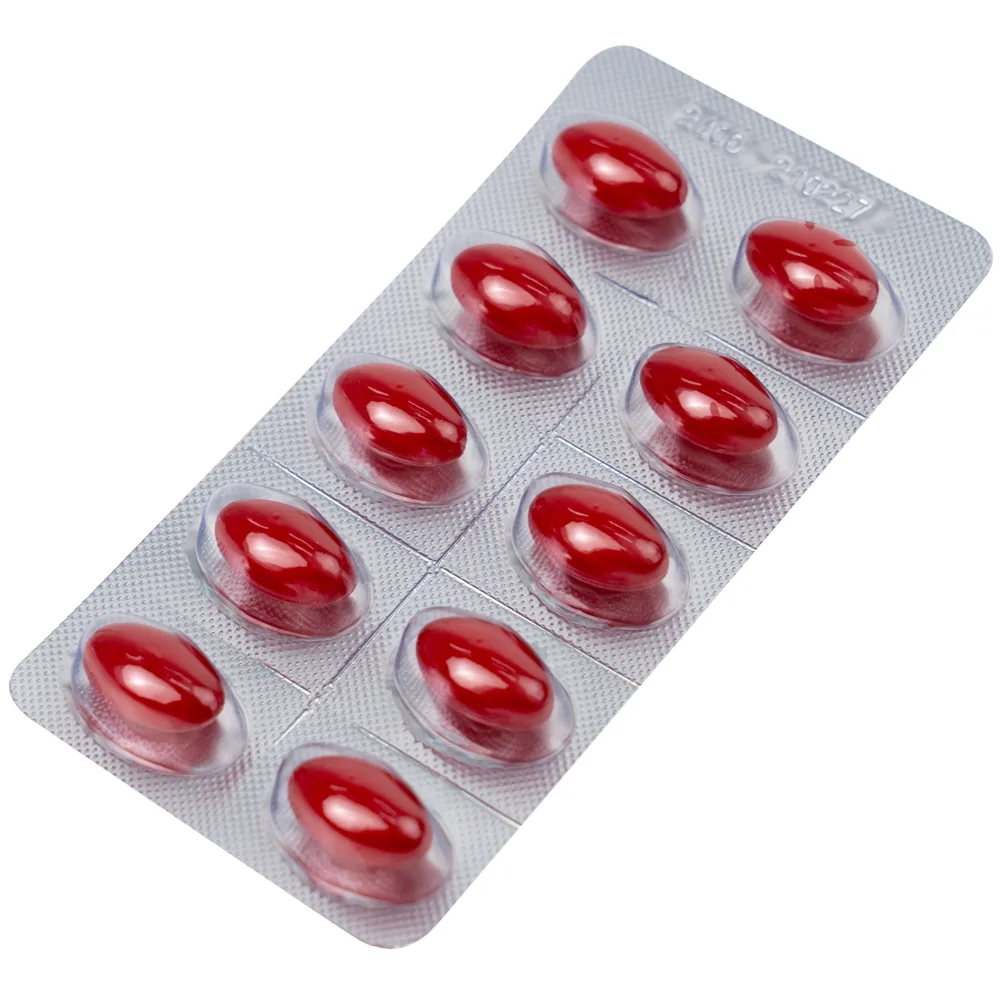 Hình ảnh Thuốc Codcerin E Trường Thọ điều trị viêm phế quản, viêm họng, viêm phổi, ho do kích ứng (2 vỉ x 10 viên)