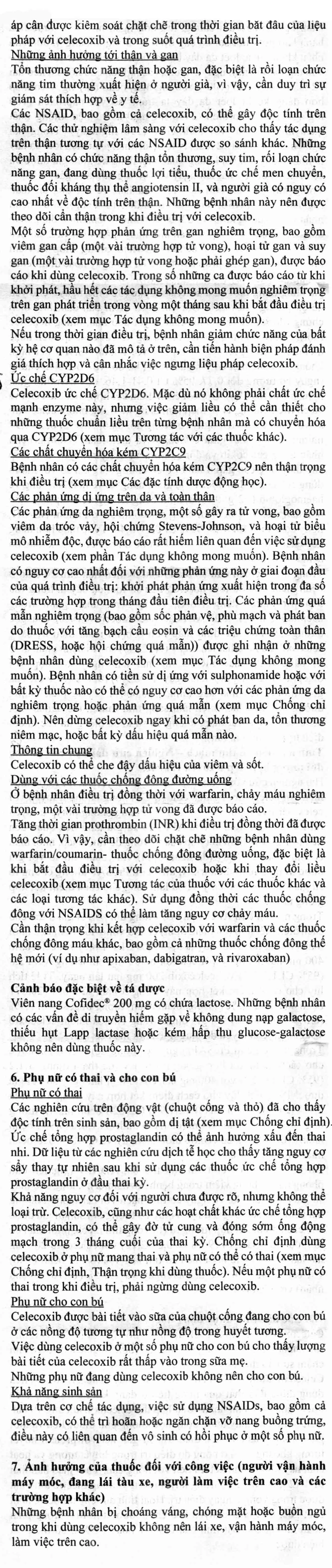 Hình ảnh Thuốc Cofidec 200mg Sandoz giảm đau và giảm sưng mô mềm trong bệnh thoái hóa khớp (2 vỉ x 10 viên)