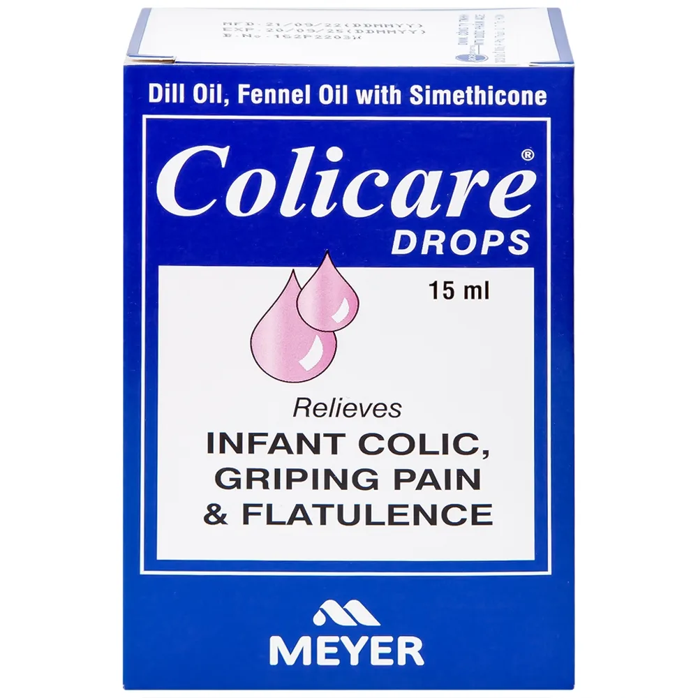 Hình ảnh Nhũ tương Colicare Meyer điều trị các triệu chứng đầy bụng, chướng bụng (15ml)