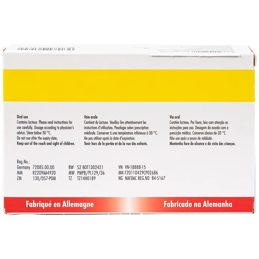 Hình ảnh Thuốc Colosar-Denk 50/12.5 Denk điều trị tăng huyết áp (2 vỉ x 14 viên)