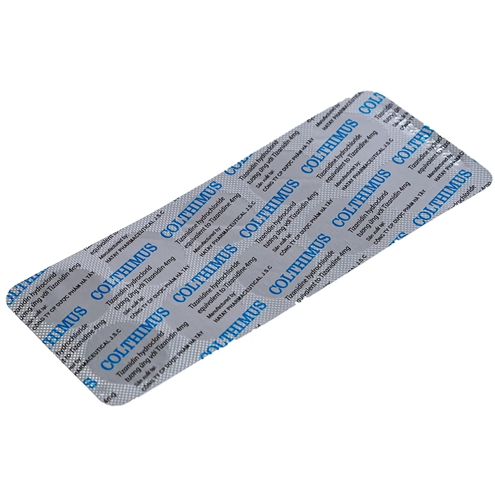 Hình ảnh Thuốc Colthimus Hataphar điều trị triệu chứng co cứng cơ (10 vỉ x 10 viên)