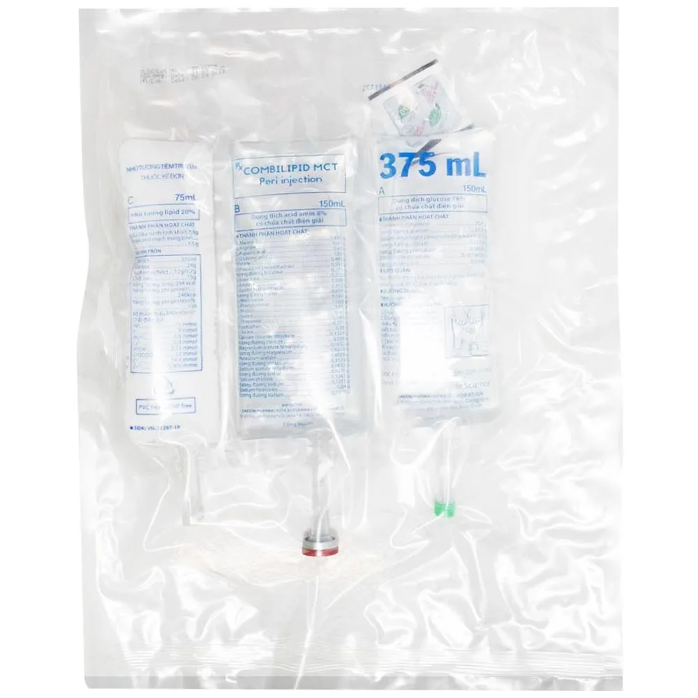 Hình ảnh Dung dịch tiêm truyền tĩnh mạch Combilipid Mct Peri Injection JW Pharmaceutical cung cấp chất dinh dưỡng (375ml)