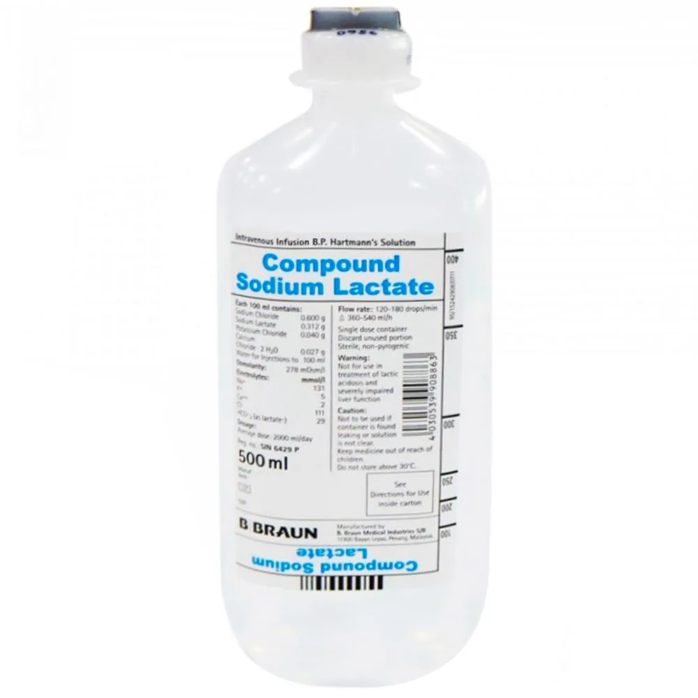 Hình ảnh Dung dịch Compound Sodium Lactate B.Braun bổ sung chất điện giải (500ml)