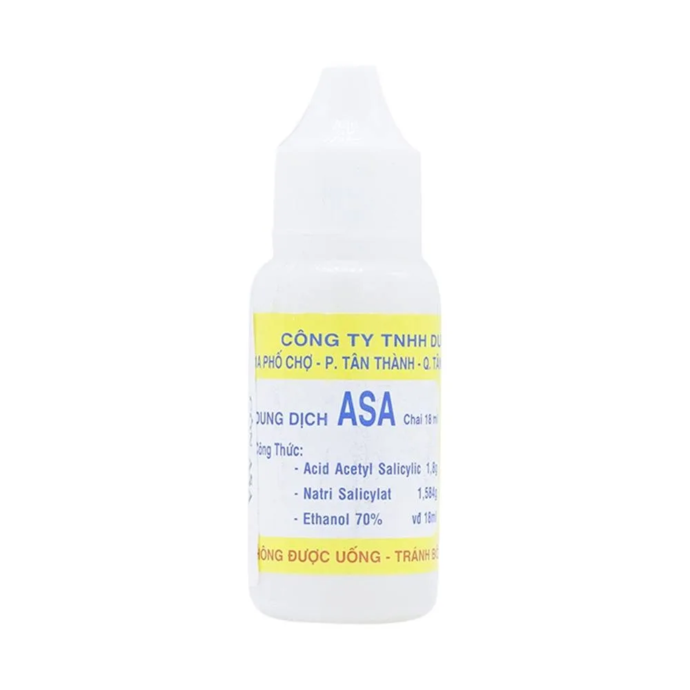 Hình ảnh Dung dịch ASA Nam Việt điều trị hắc lào, nấm da (18ml)
