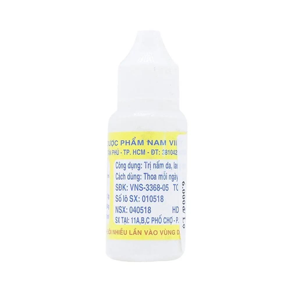 Hình ảnh Dung dịch ASA Nam Việt điều trị hắc lào, nấm da (18ml)