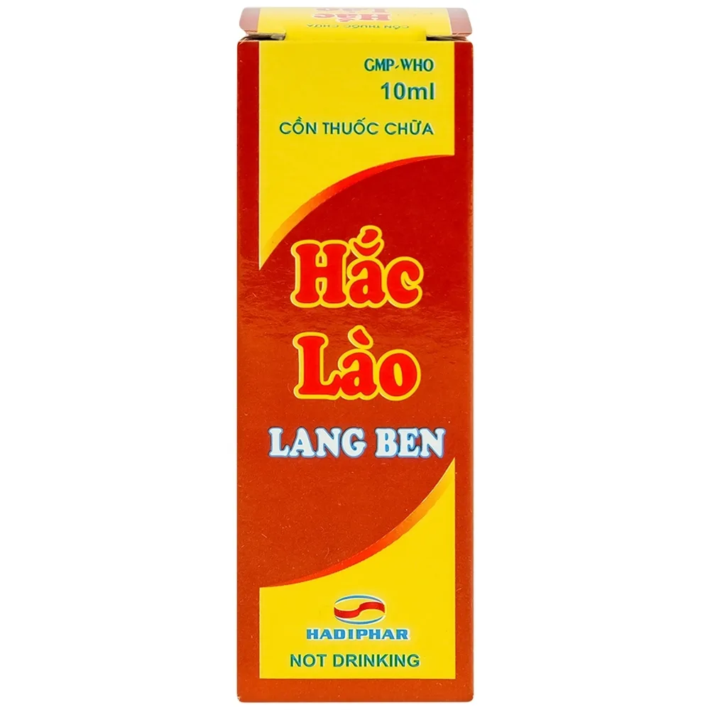Hình ảnh Cồn thuốc chữa Hắc Lào Lang Ben Hadiphar (10ml)
