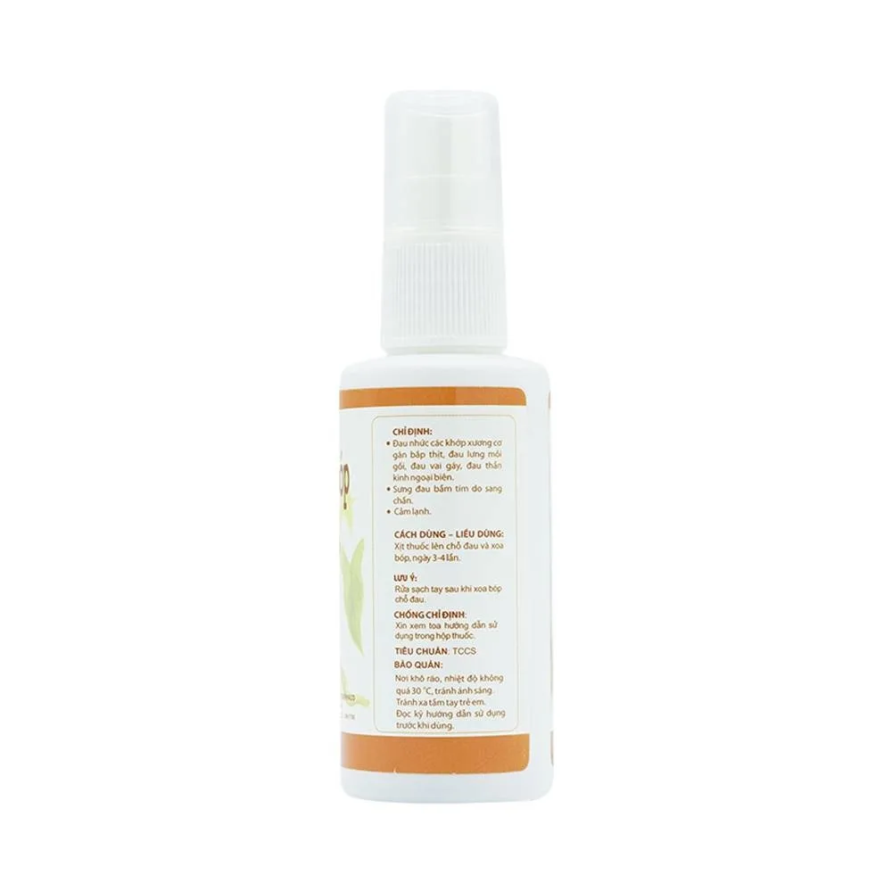 Hình ảnh Cồn xoa bóp Jamda Traphaco điều trị đau nhức các khớp xương cơ gân bắp thịt, đau lưng, mõi gối (50ml)