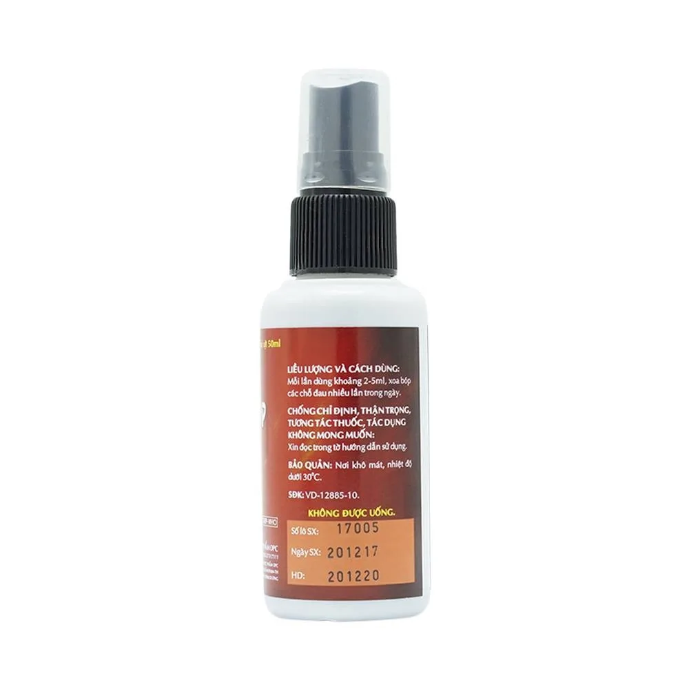 Hình ảnh Cồn xoa bóp OPC hỗ trợ giảm nhức mỏi, thấp khớp, bong gân (50ml)