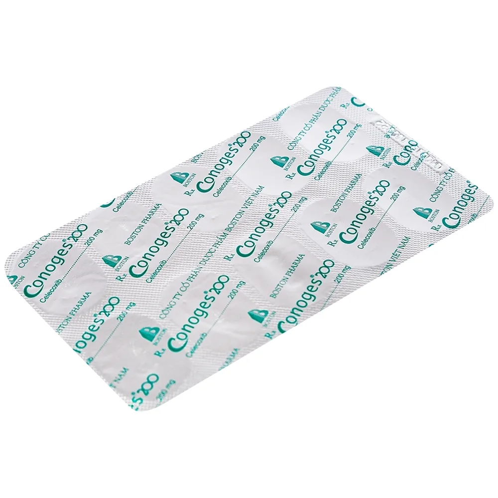 Hình ảnh Thuốc Conoges 200 Boston điều trị triệu chứng viêm xương khớp, viêm khớp dạng thấp (30 viên)