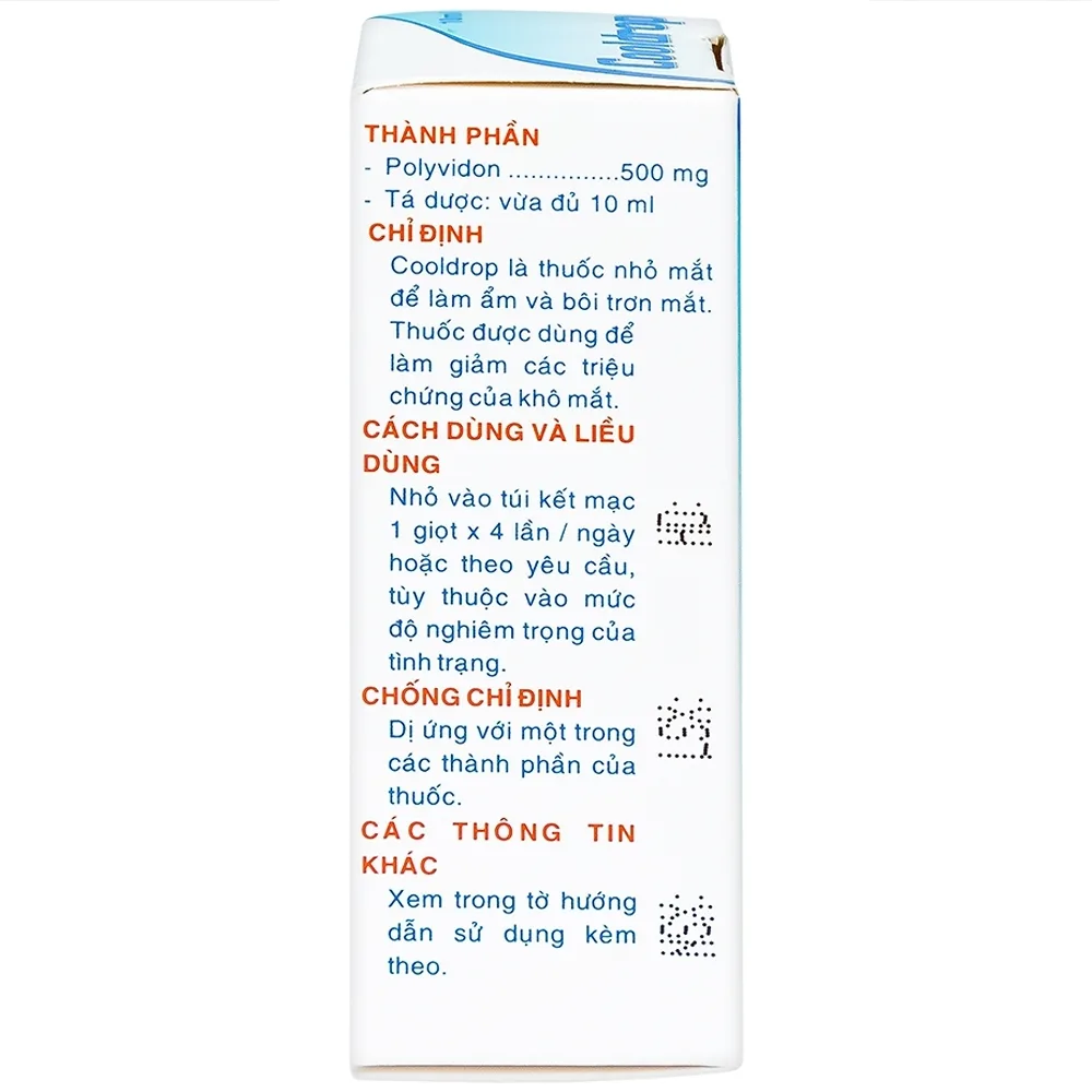 Hình ảnh Thuốc nhỏ mắt Coodrop Pharmedic làm ẩm, bôi trơn mắt, giảm triệu chứng khô mắt (10ml)