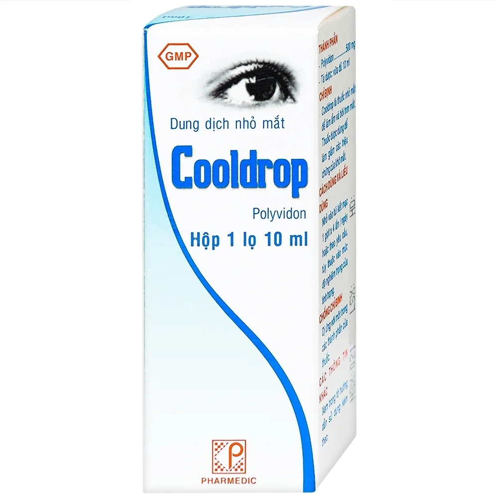 Hình ảnh Thuốc nhỏ mắt Coodrop Pharmedic làm ẩm, bôi trơn mắt, giảm triệu chứng khô mắt (10ml)