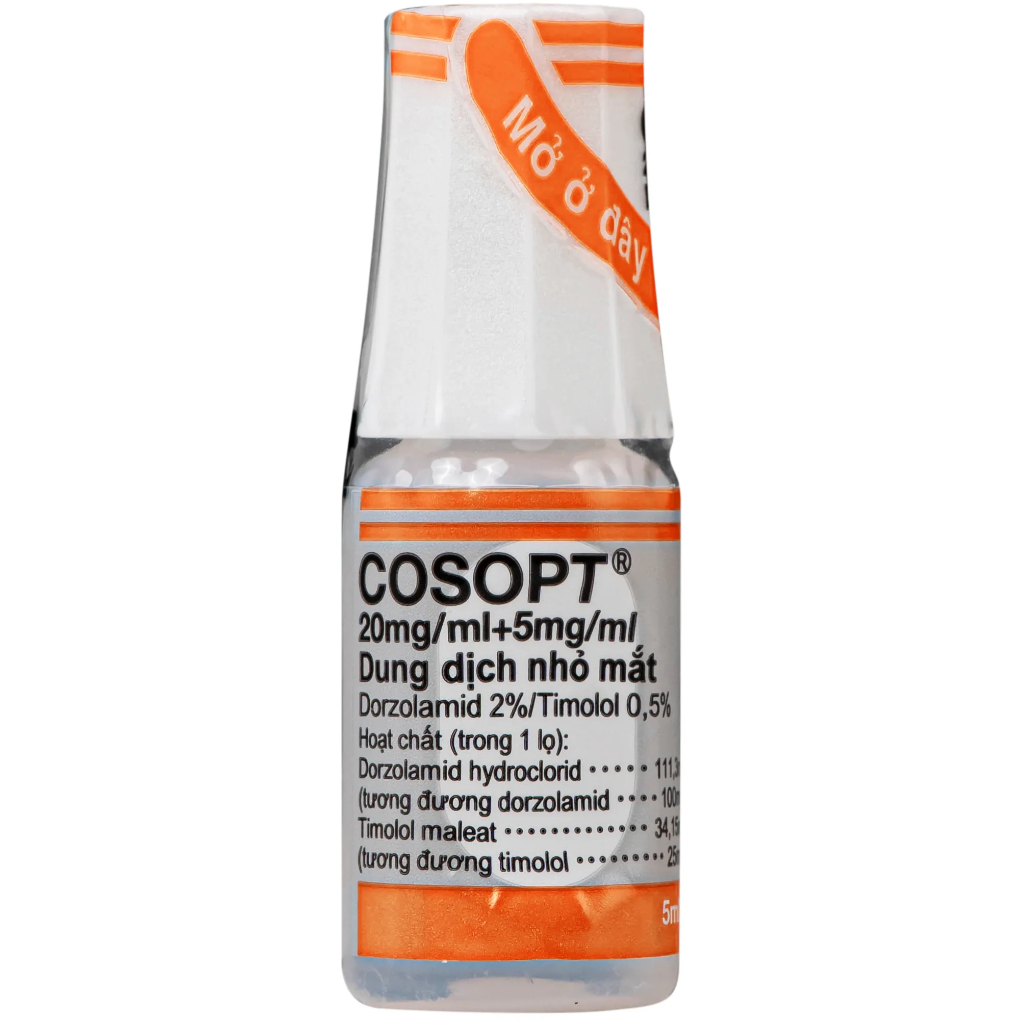 Hình ảnh Thuốc nhỏ mắt Cosopt Santen điều trị tăng nhãn áp, giảm áp lực nội nhãn (5ml)