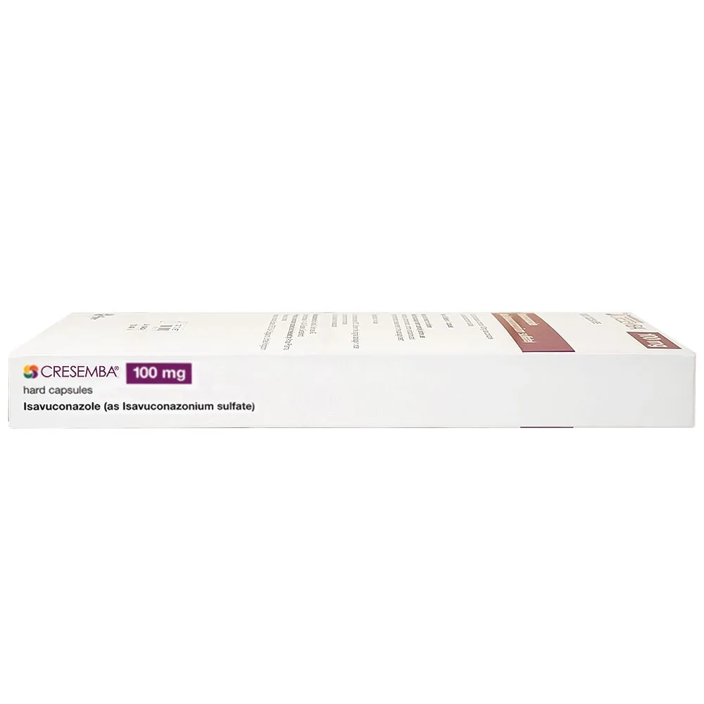 Hình ảnh Thuốc Cresemba 100mg Pfizer điều trị nhiễm nấm Aspergillus xâm lấn và nhiễm nấm Mucorales (2 vỉ x 7 viên)
