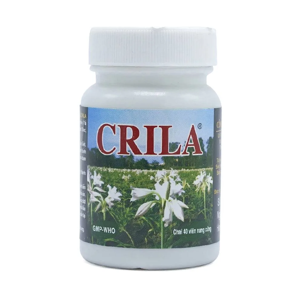 Hình ảnh Thuốc Crila Thiên Dược điều trị phì đại lành tính tuyến tiền liệt, u xơ tử cung (4 chai x 40 viên)