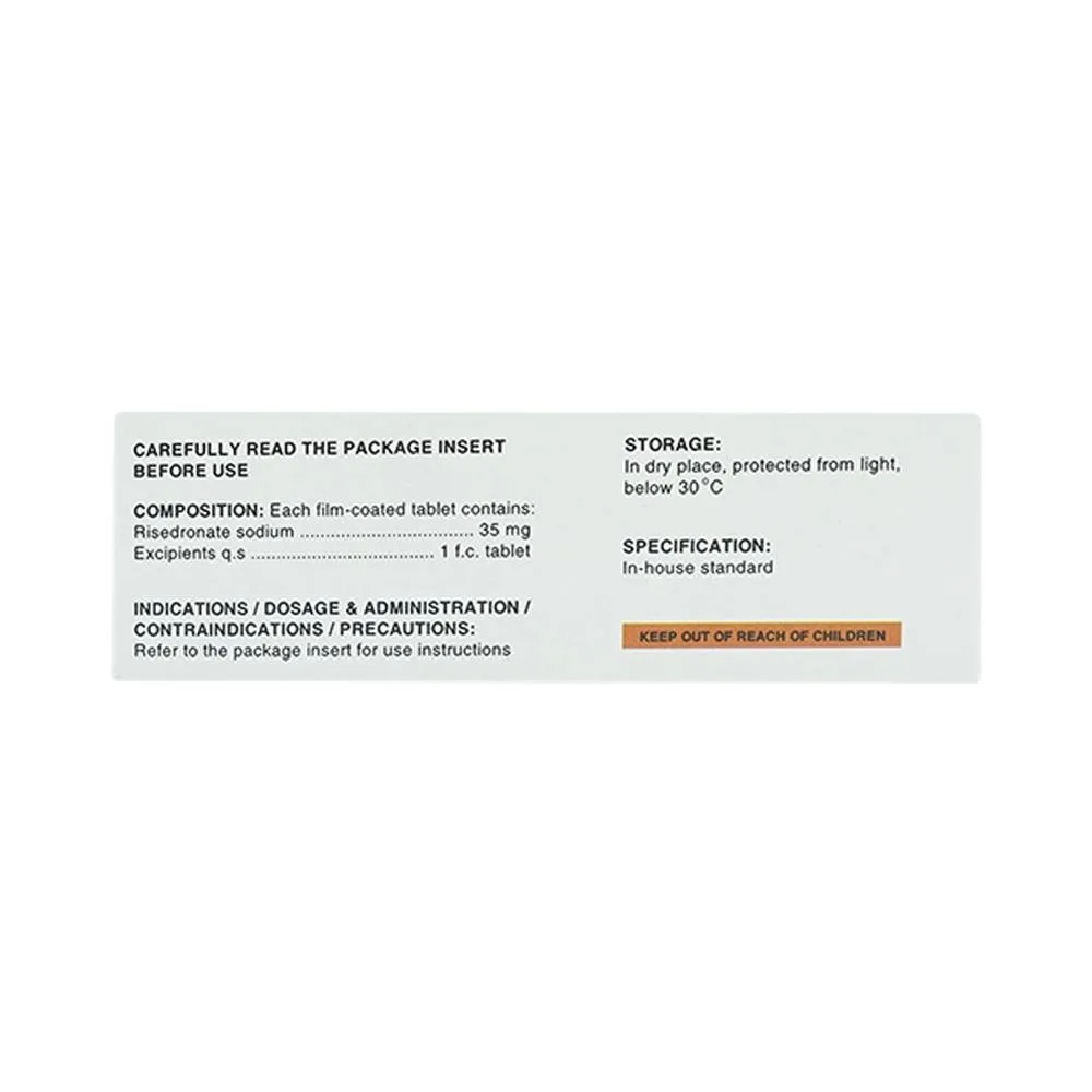 Hình ảnh Thuốc Cruzz-35 Davi Pharm phòng ngừa và điều trị loãng xương (1 vỉ x 4 viên)