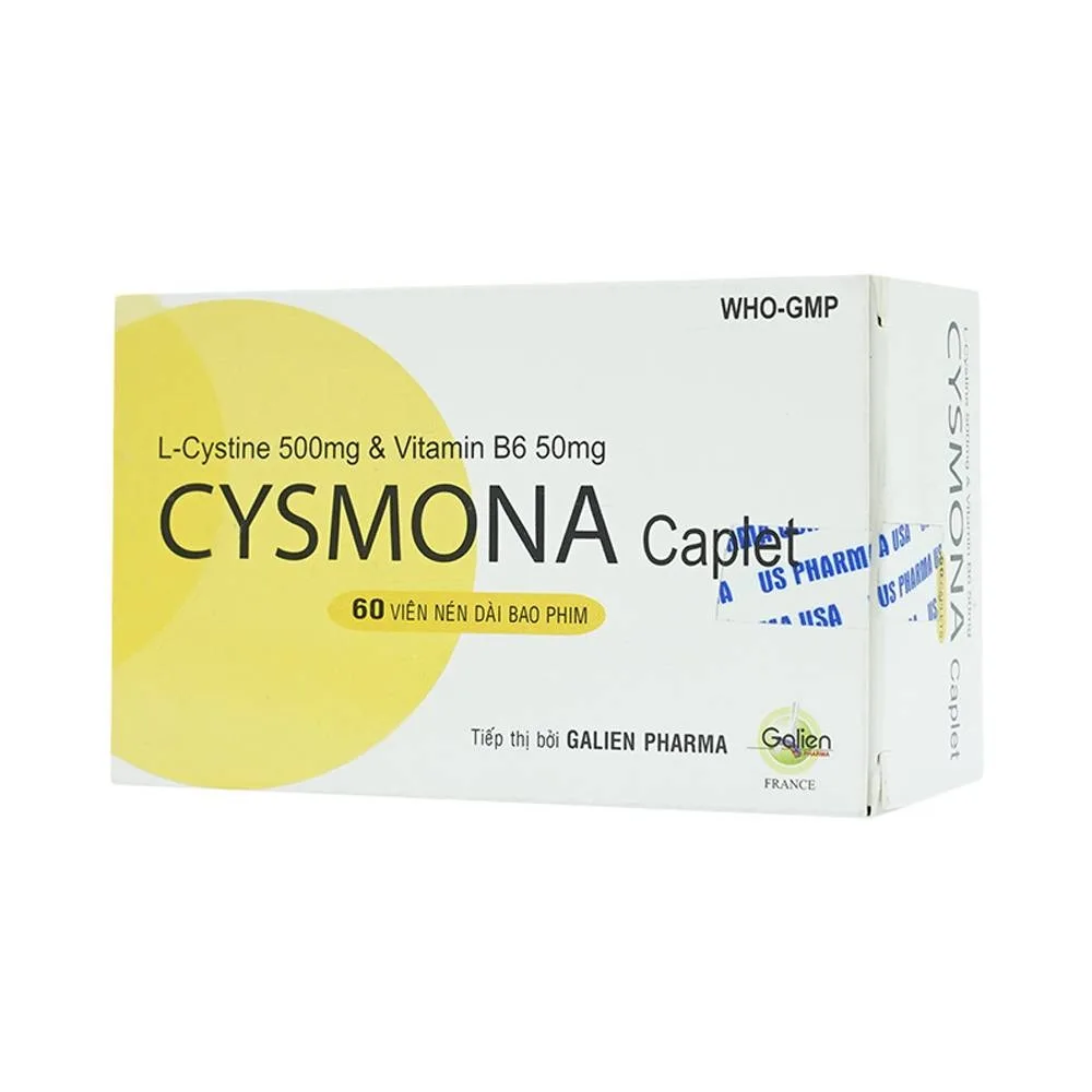 Hình ảnh Thuốc Cysmona Galien điều trị hỗ trợ rụng tóc, tóc chẻ, tóc dễ gãy (6 vỉ x 10 viên)