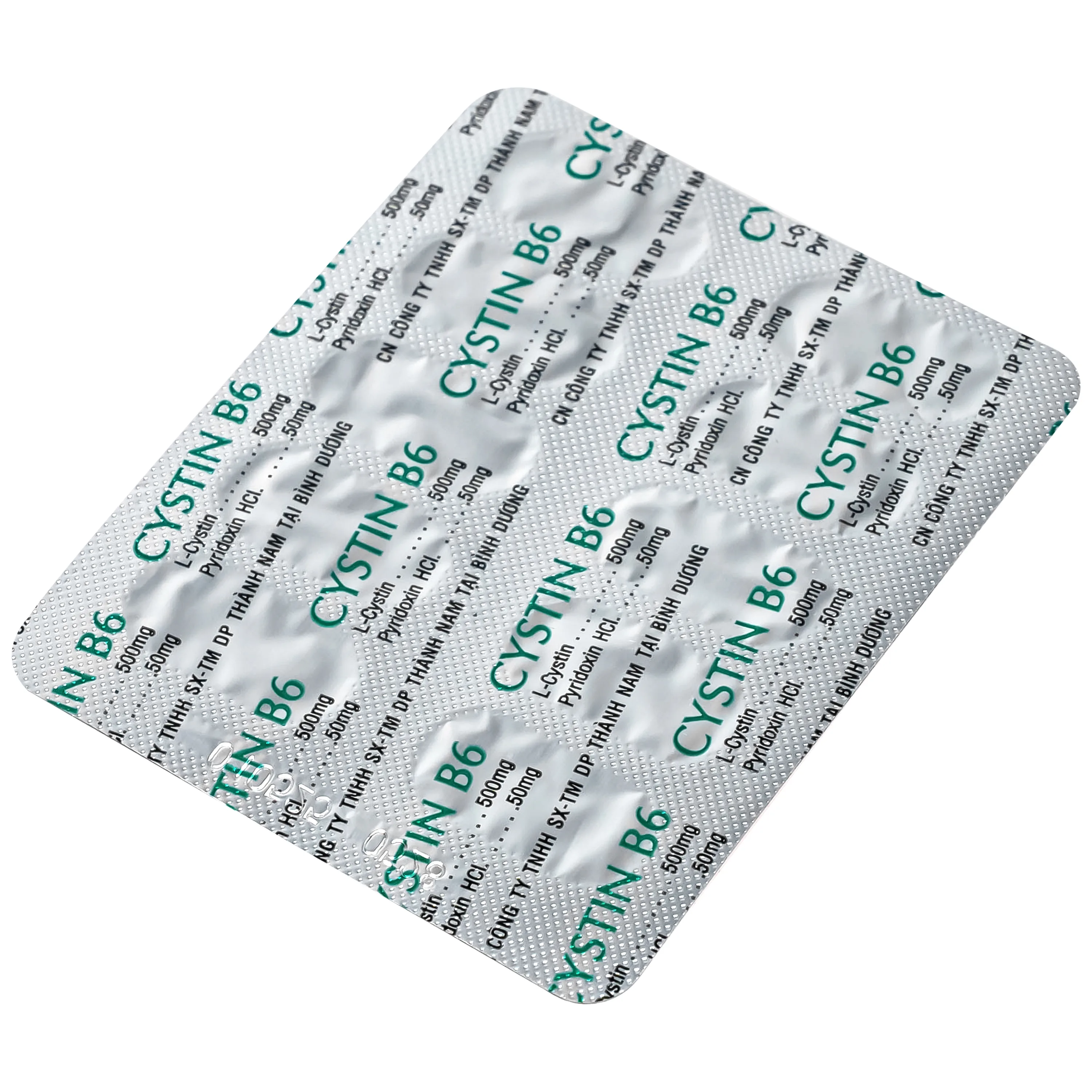 Hình ảnh Thuốc Cystin B6 TNP điều trị các bệnh lý liên quan đến tóc và loạn dưỡng móng ( 10 vỉ x 10 viên)