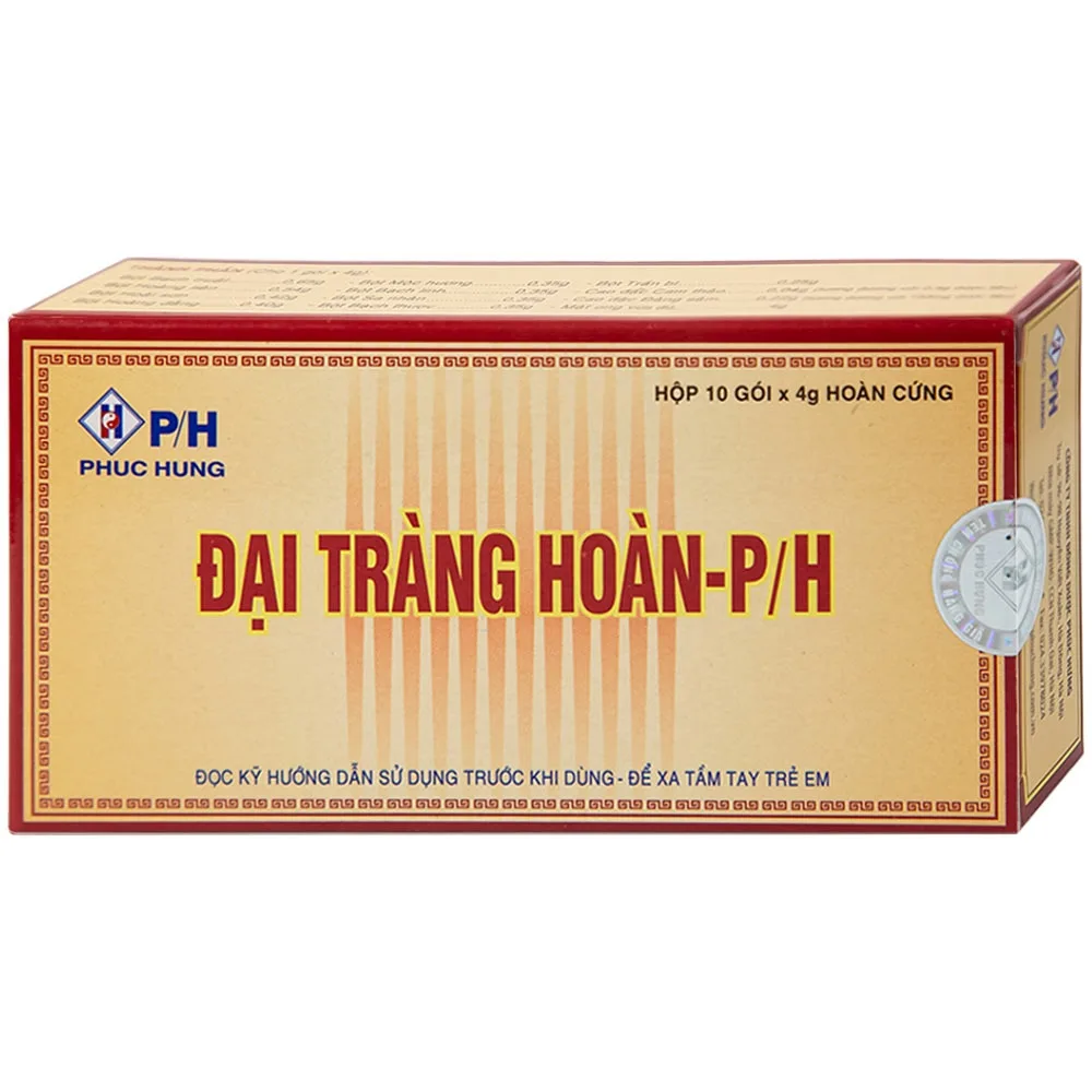Hình ảnh Thuốc Đại Tràng Hoàn-P/H điều trị viêm đại tràng cấp và mãn tính (10 gói x 4g)
