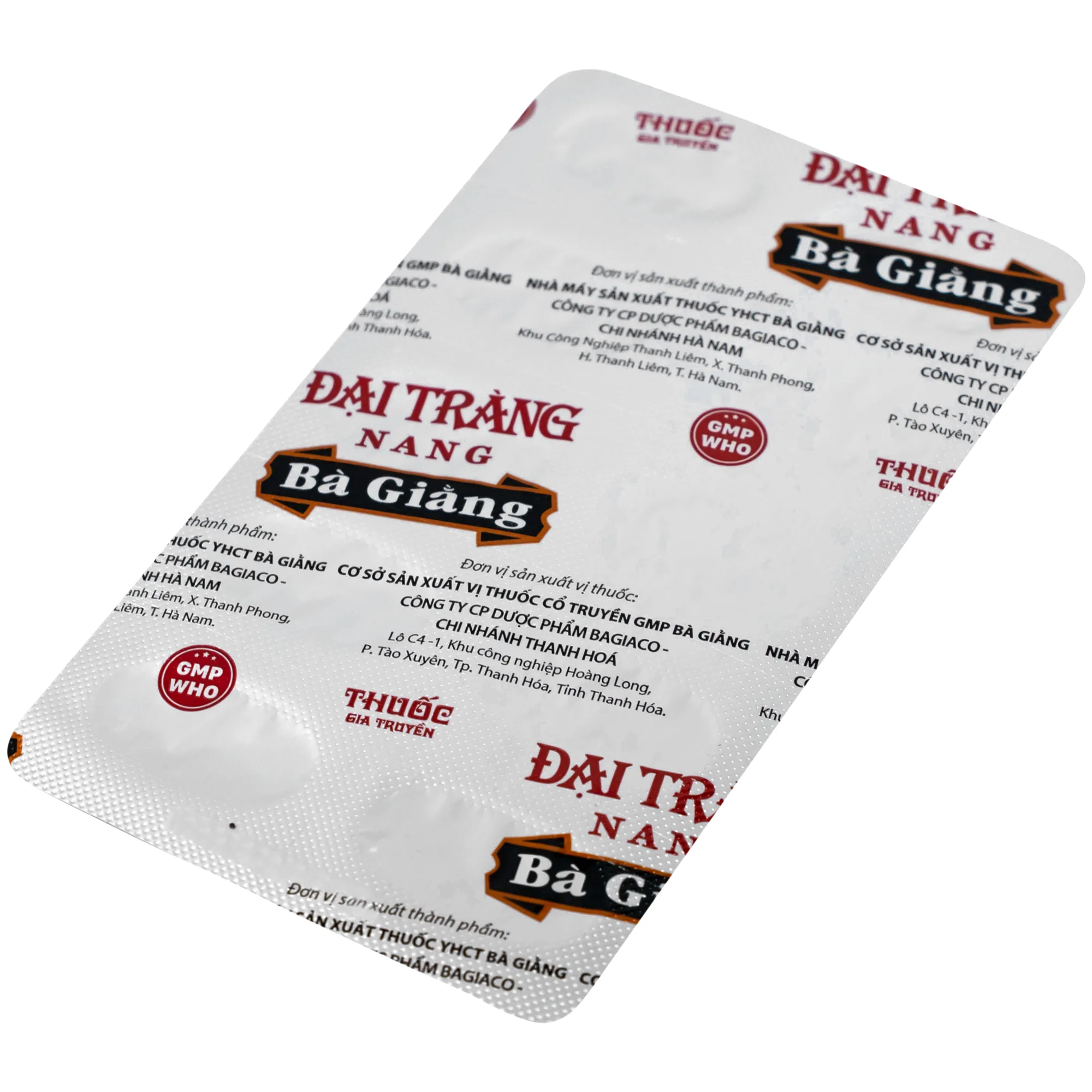 Hình ảnh Thuốc Đại tràng nang Bà Giằng điều trị viêm đại tràng co thắt, hội chứng ruột kích thích (5 vỉ x 10 viên)