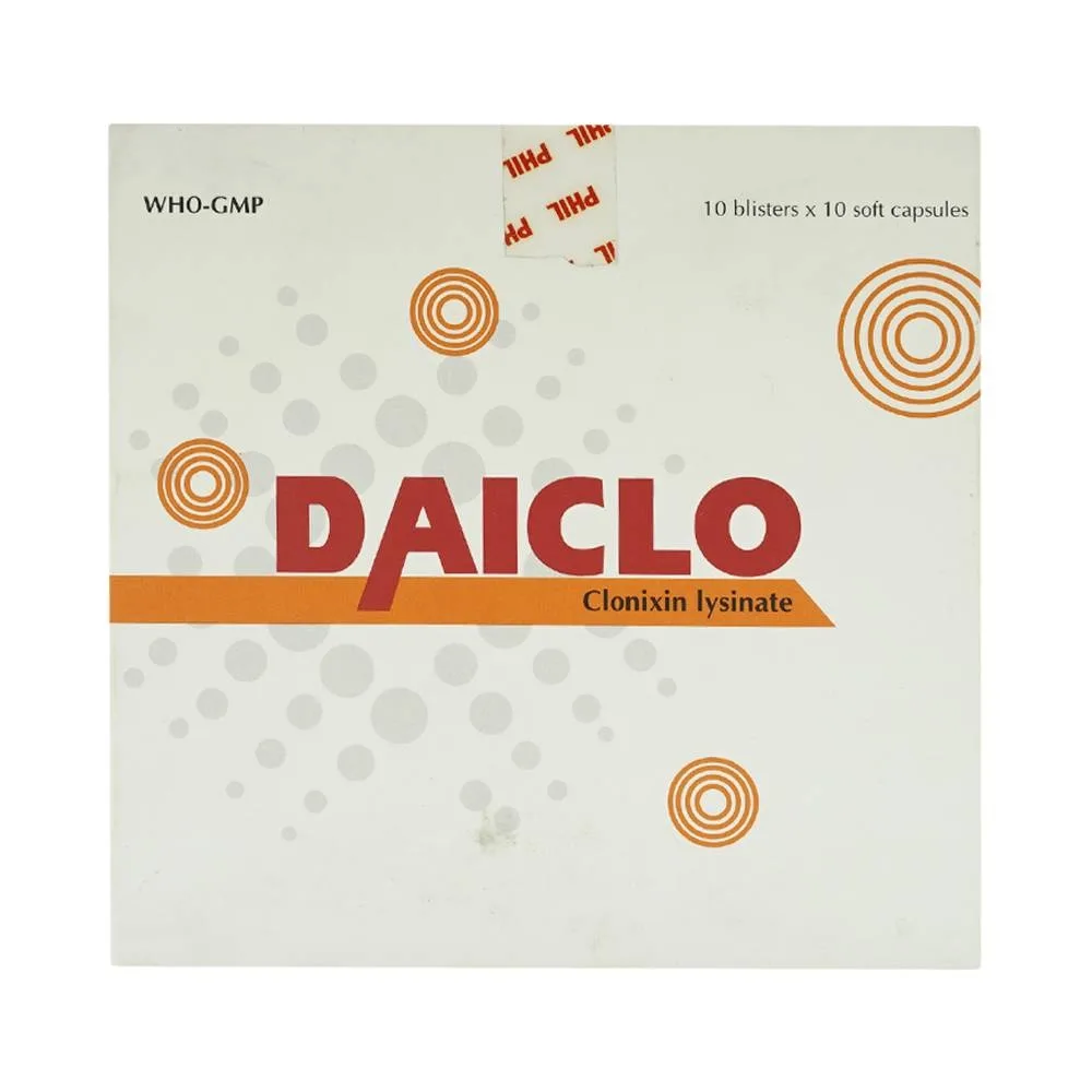 Hình ảnh Thuốc Daiclo 125mg Phil giảm các triệu chứng đau từ nhẹ đến vừa (10 vỉ x 10 viên)
