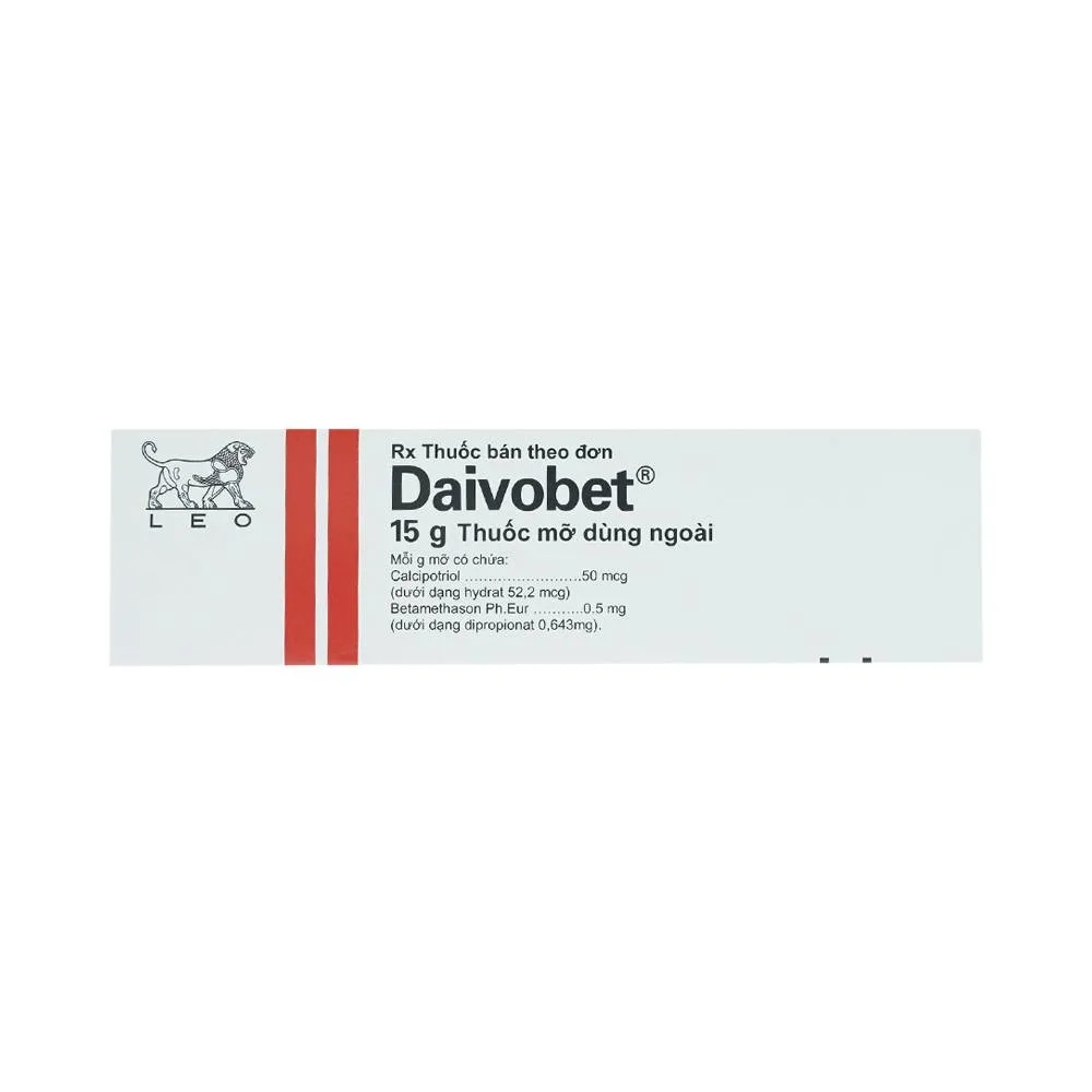 Hình ảnh Thuốc mỡ Daivobet LEO điều trị bệnh vảy nến mảng mạn tính (15g)