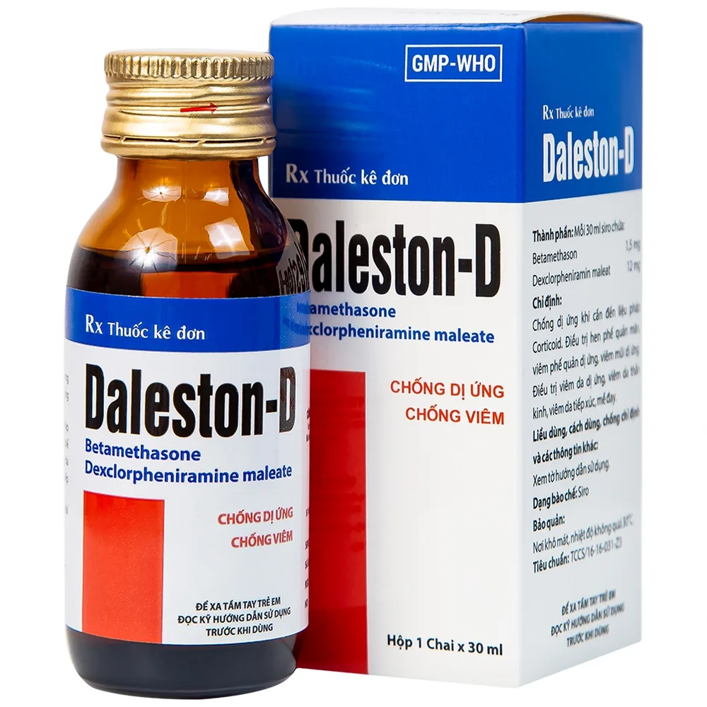 Hình ảnh Siro Daleston-D TW3 chống dị ứng, chống viêm (30ml)