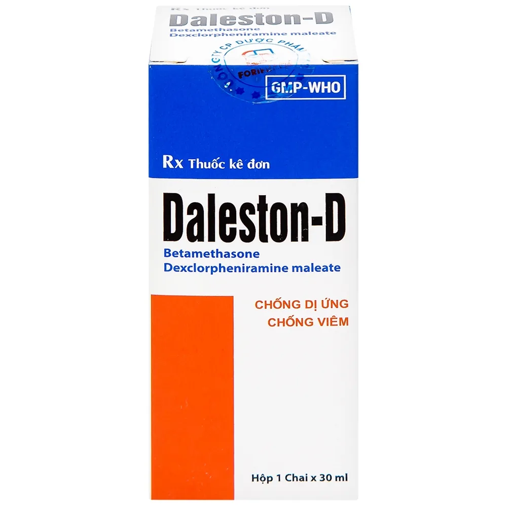 Hình ảnh Siro Daleston-D TW3 chống dị ứng, chống viêm (30ml)