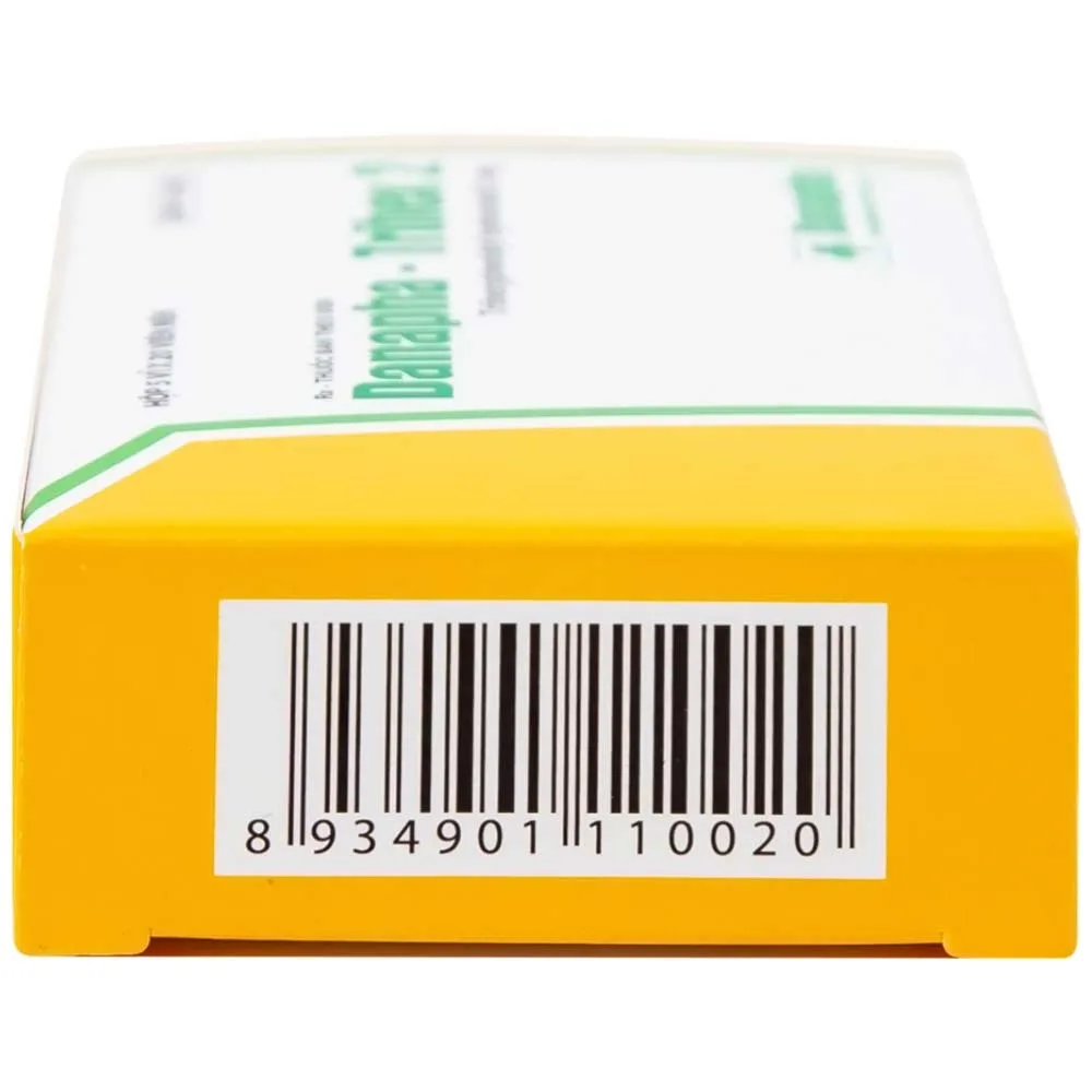 Hình ảnh Thuốc Danapha - Trihex 2 điều trị hỗ trợ hội chứng Parkinson, giảm hội chứng ngoại tháp (5 vỉ x 20 viên)