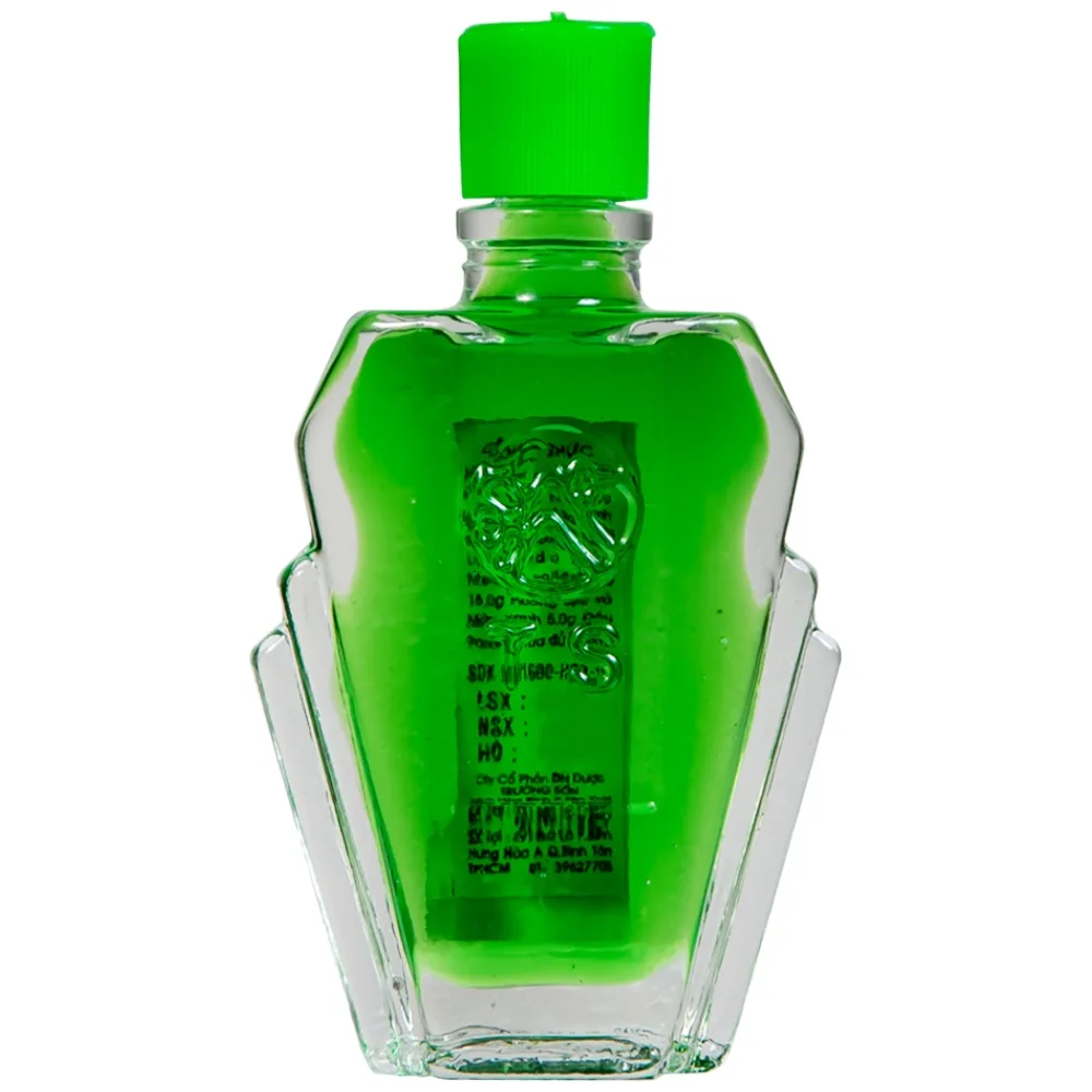 Hình ảnh Dầu gió Trường Sơn điều trị cảm, ho, sổ mũi, nhứt đầu, say nắng (6ml)
