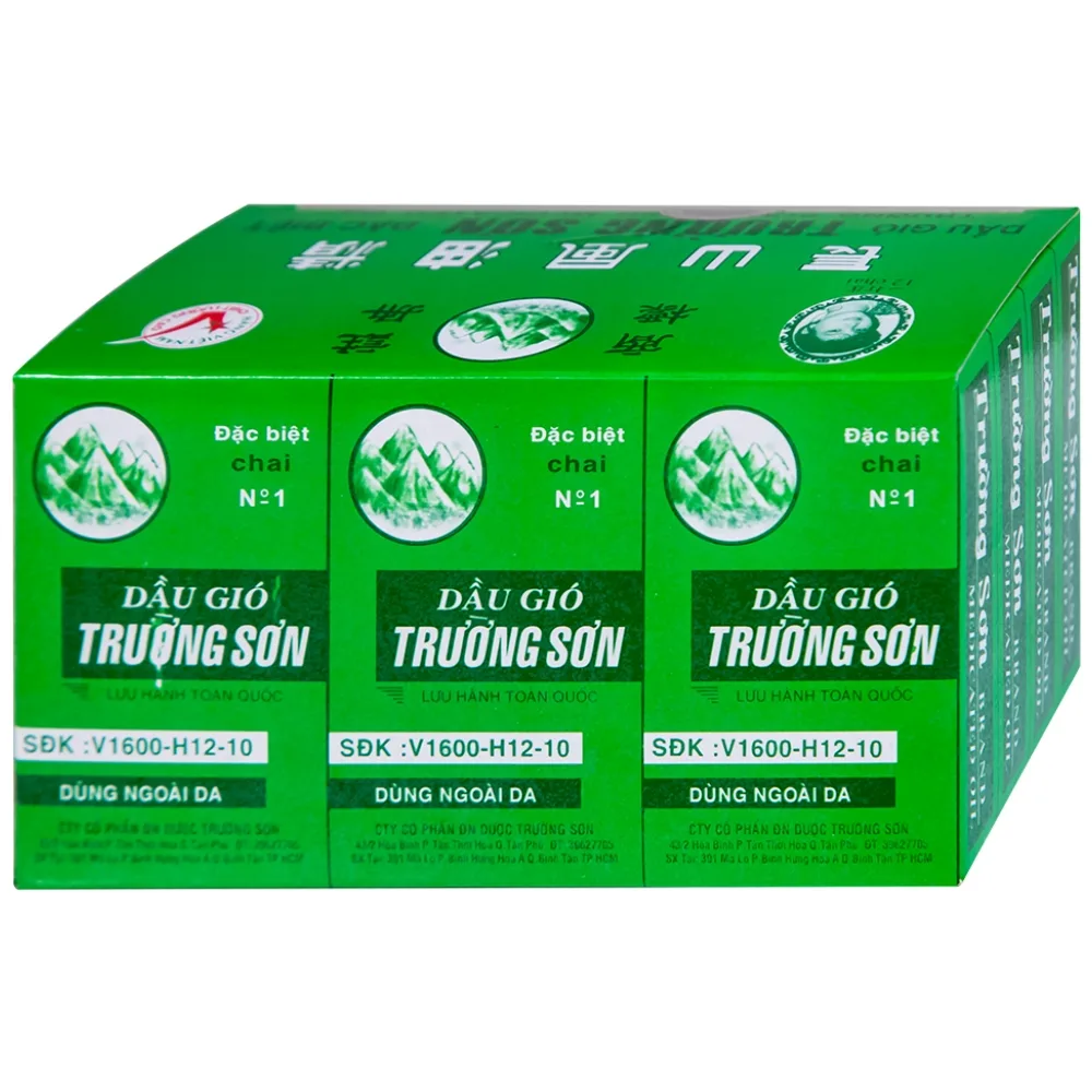 Hình ảnh Dầu gió Trường Sơn điều trị cảm, ho, sổ mũi, nhứt đầu, say nắng (6ml)