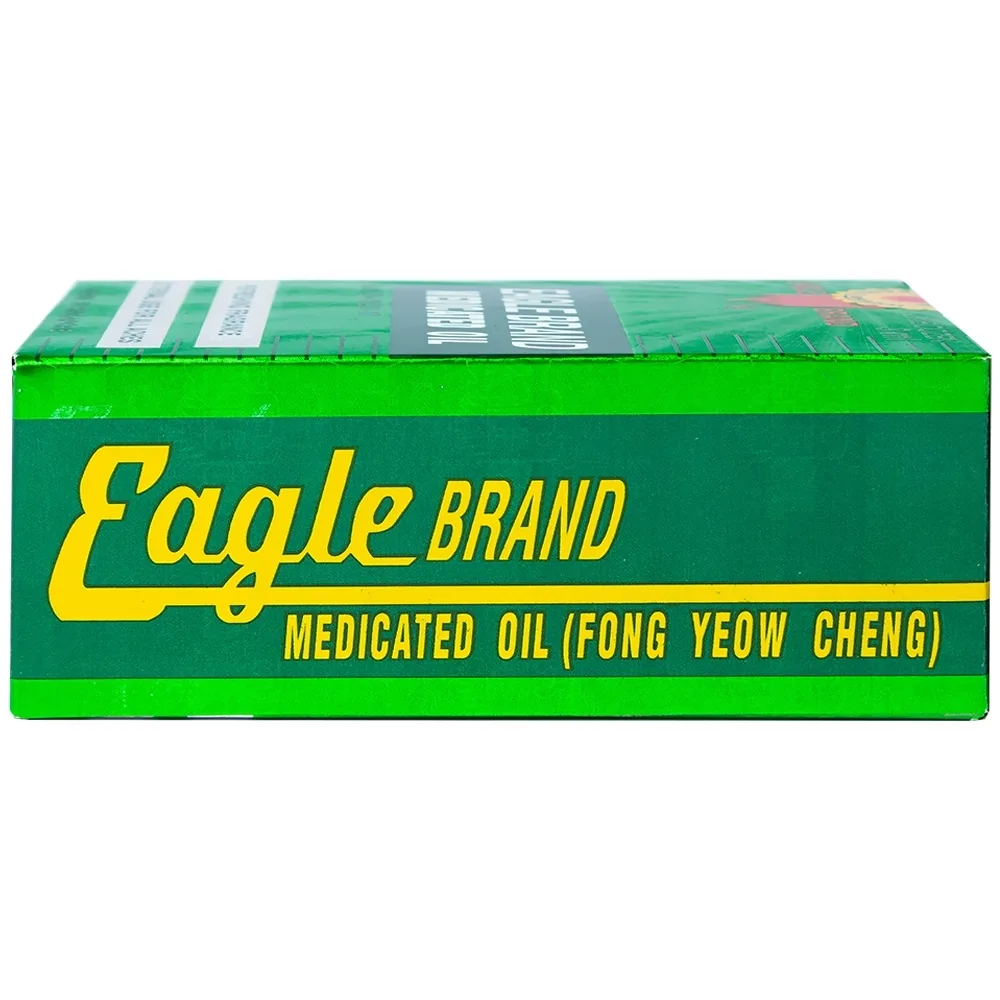 Hình ảnh Dầu gió xanh Con Ó Eagle Brand Medicated Oil giảm nhức đầu, cảm cúm, đau lưng, viêm khớp (12 chai x 6ml)